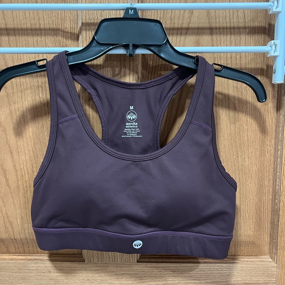 Senita Athletics Purple Sports Bra